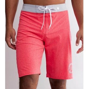 American Fighter NWT! Hot Red Barstow Stretch Boardshort